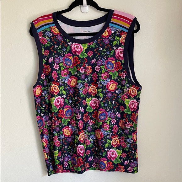 Johnny Was | Cantero Floral Stretch Muscle Tank Top - Picture 6 of 9